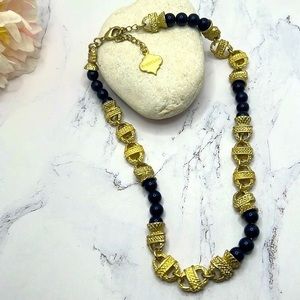 Fornash Enamel Basket Weave Necklace.